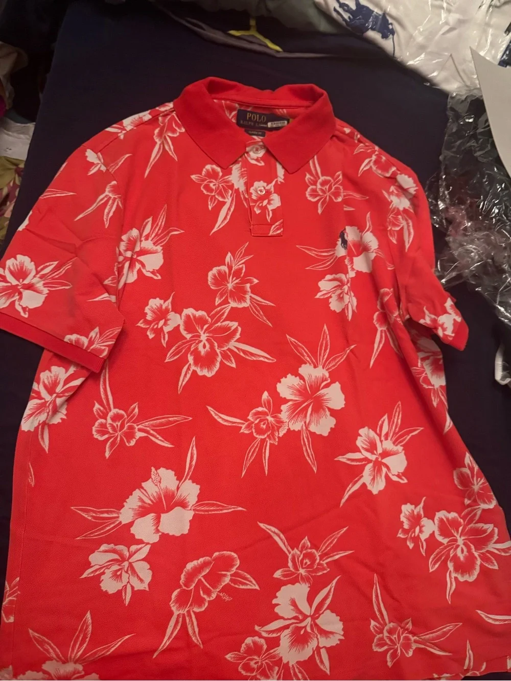8 Men’s Ralph Lauren polo  shirts, $50 each